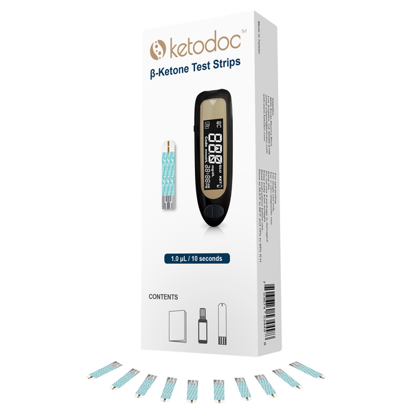 Ketodoc Ketone Test Strips - Pack of 10 Strips